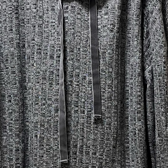 Knox Rose Oversized Off-the-Shoulder Comfy Pull-On Hoodie, Sz L, Heather Gray - Picture 5 of 6